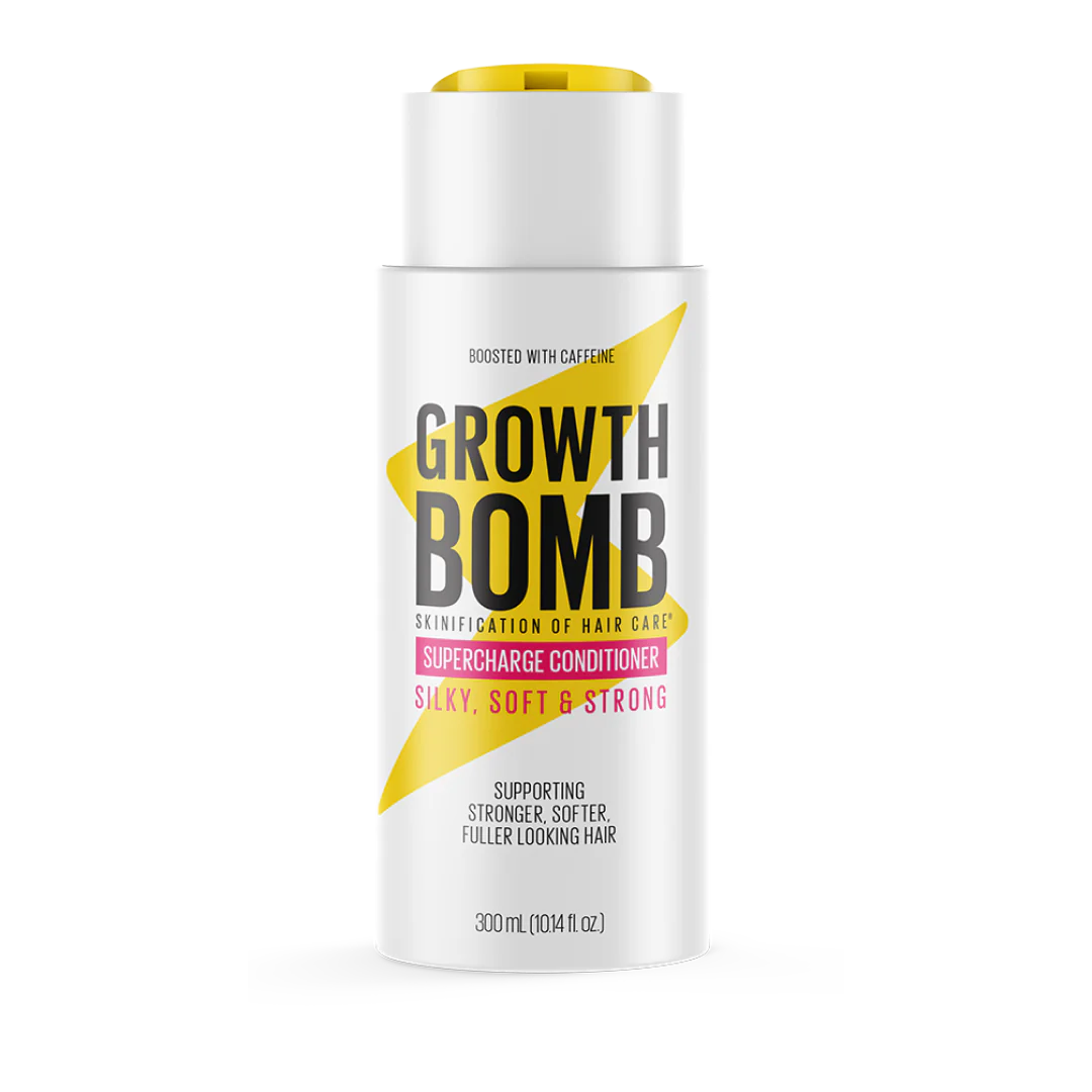 Growth BOMB- Supercharge Conditioner-Silky, Soft & Strong - بلسم مقوي للشعر